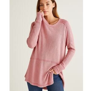 Free People We The Free Londontown Thermal in Raspberry